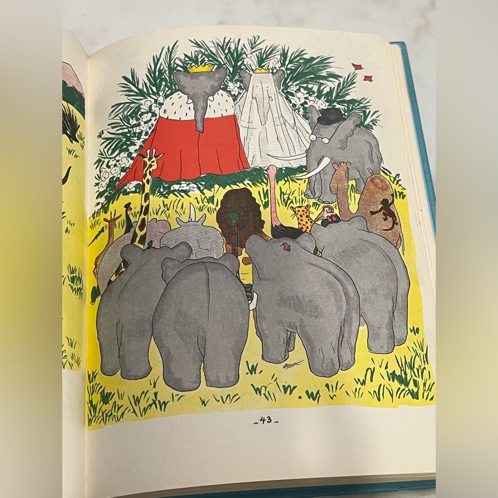 Vintage Dandelion Library Book – The Story of Babar & Heidi – 1960 Edition - Picture 8 of 15